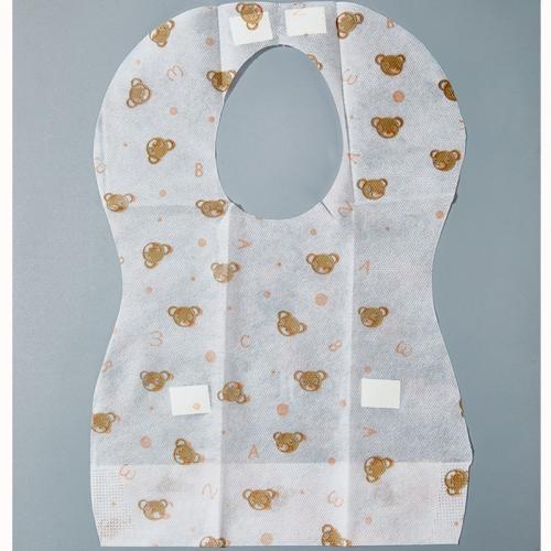Китай Customized Non woven Disposable Feeding Kids Bibs Waterproof Apron Производитель