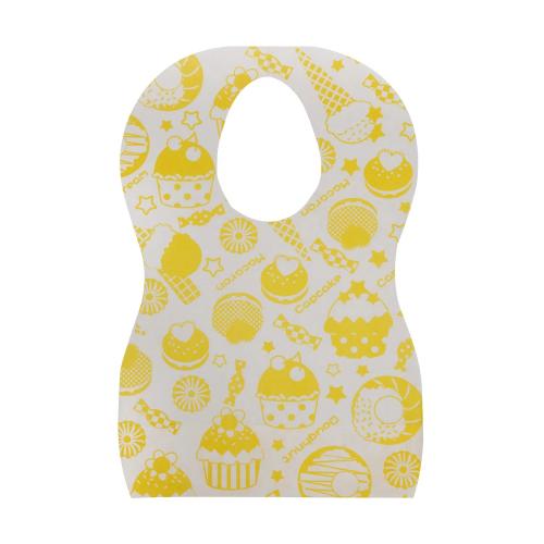 Китай Disposable baby apron with pocket paper, made of PE material, waterproof, capable of printing multiple patterns Производитель