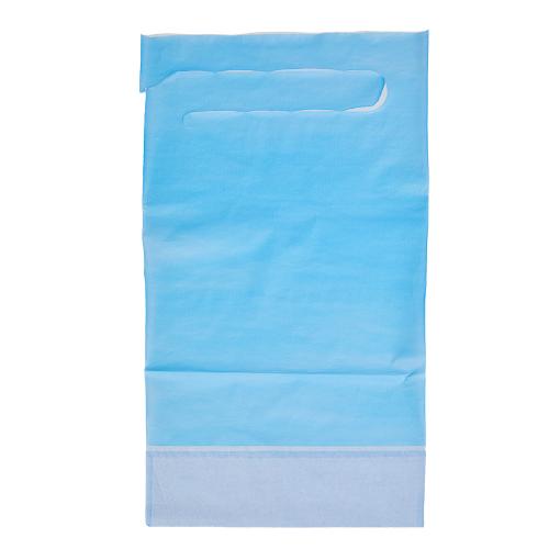Китай OEM Disposable Bibs Adult Paper Apron with Pocket Dental Apron Manufacturer Производитель