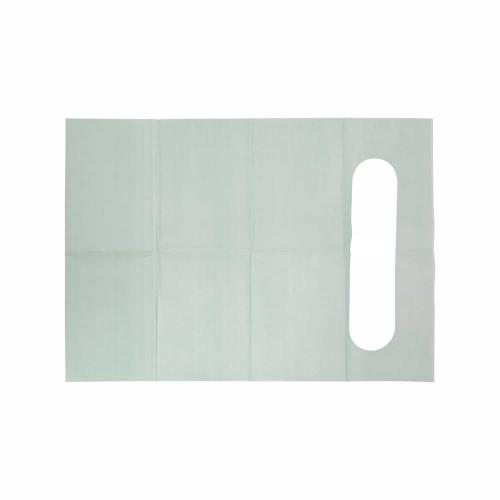 Китай Disposable Baby Bib, Class I Medical Device CE/ISO13485 Certified, Paper + PE Film 24.5*34.5cm with 5.5cm Pocket for Children Производитель