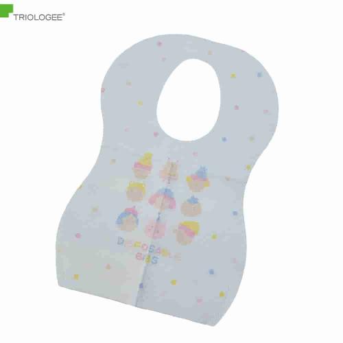 Китай Medical Care Disposable Bib, Class I Medical Device CE Certified Paper+PE Film with Pocket for Clinical Nursing & Home Health Use Производитель